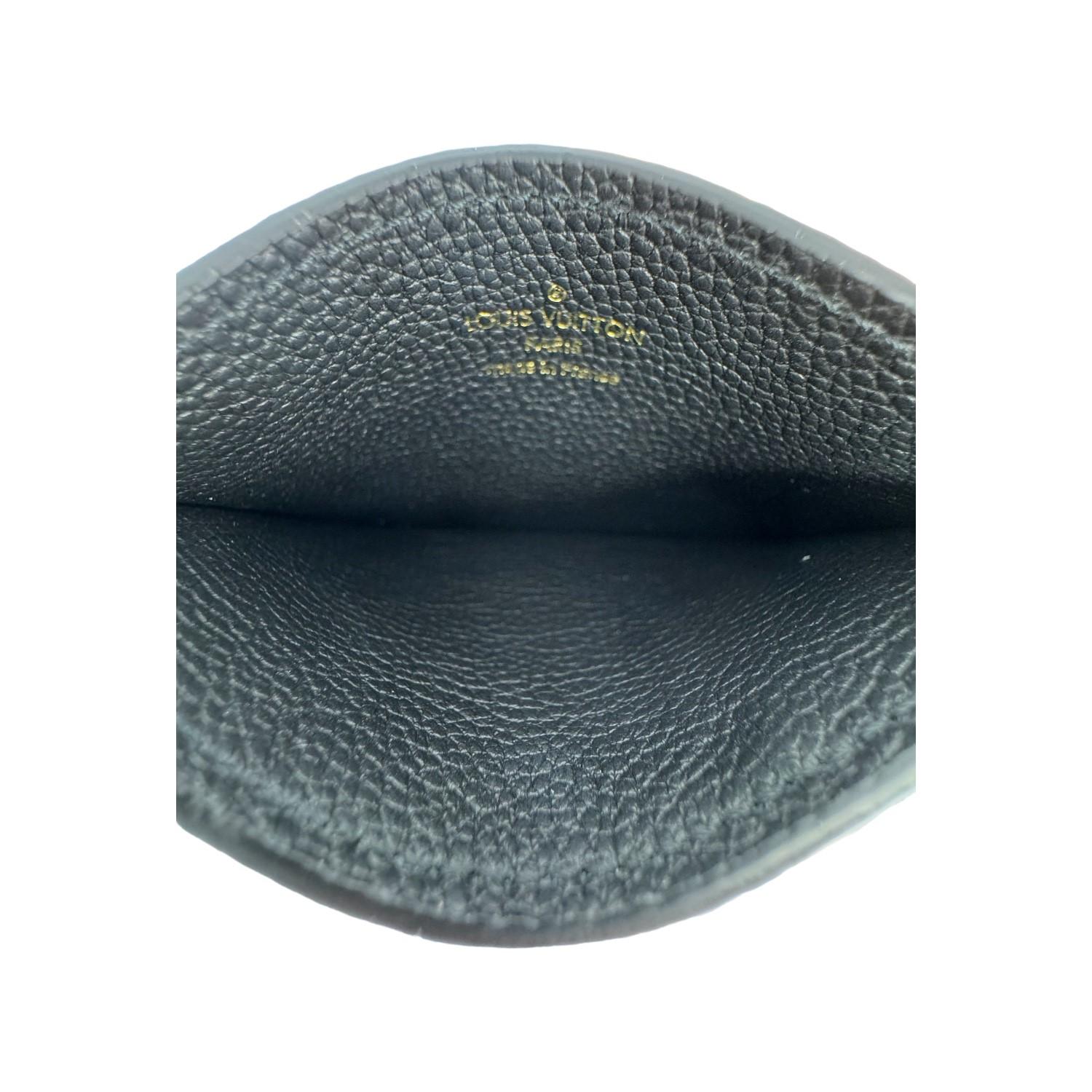 Louis Vuitton Empreinte Leder-Kartenhalter mit Monogramm in Schwarz für Damen oder Herren