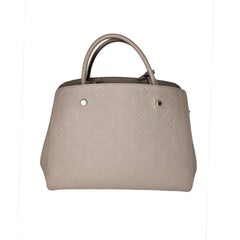 Louis Vuitton Monogram Empreinte Leather Montaigne MM Satchel