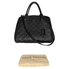 Louis Vuitton - Sac à main Montaigne MM en cuir Monogram Empreinte