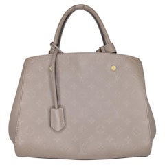 Louis Vuitton Monogram Empreinte Leather Montaigne MM Satchel