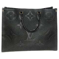 Used Louis Vuitton Monogram Empreinte Leather Onthego GM Tote