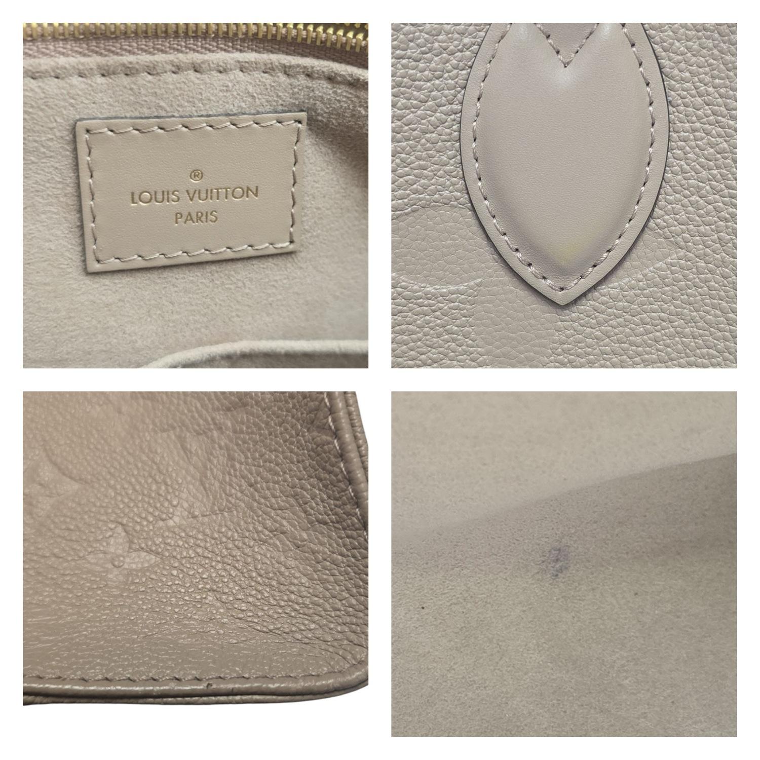 Sac cabas Onthego MM Empreinte en cuir monogrammé Louis Vuitton en vente 2