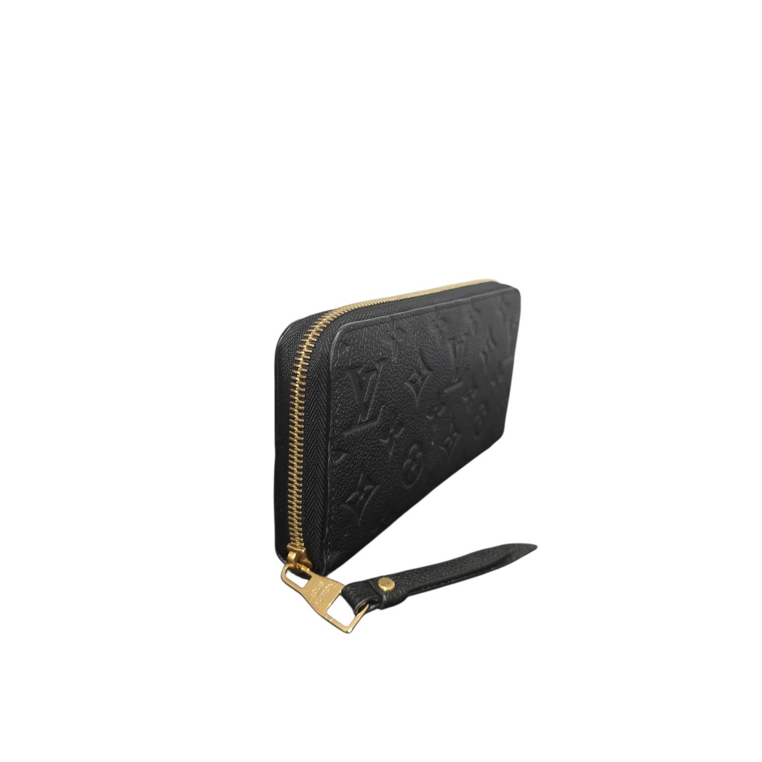 Portafoglio Louis Vuitton Monogram Empreinte in pelle Zippy in vendita 1