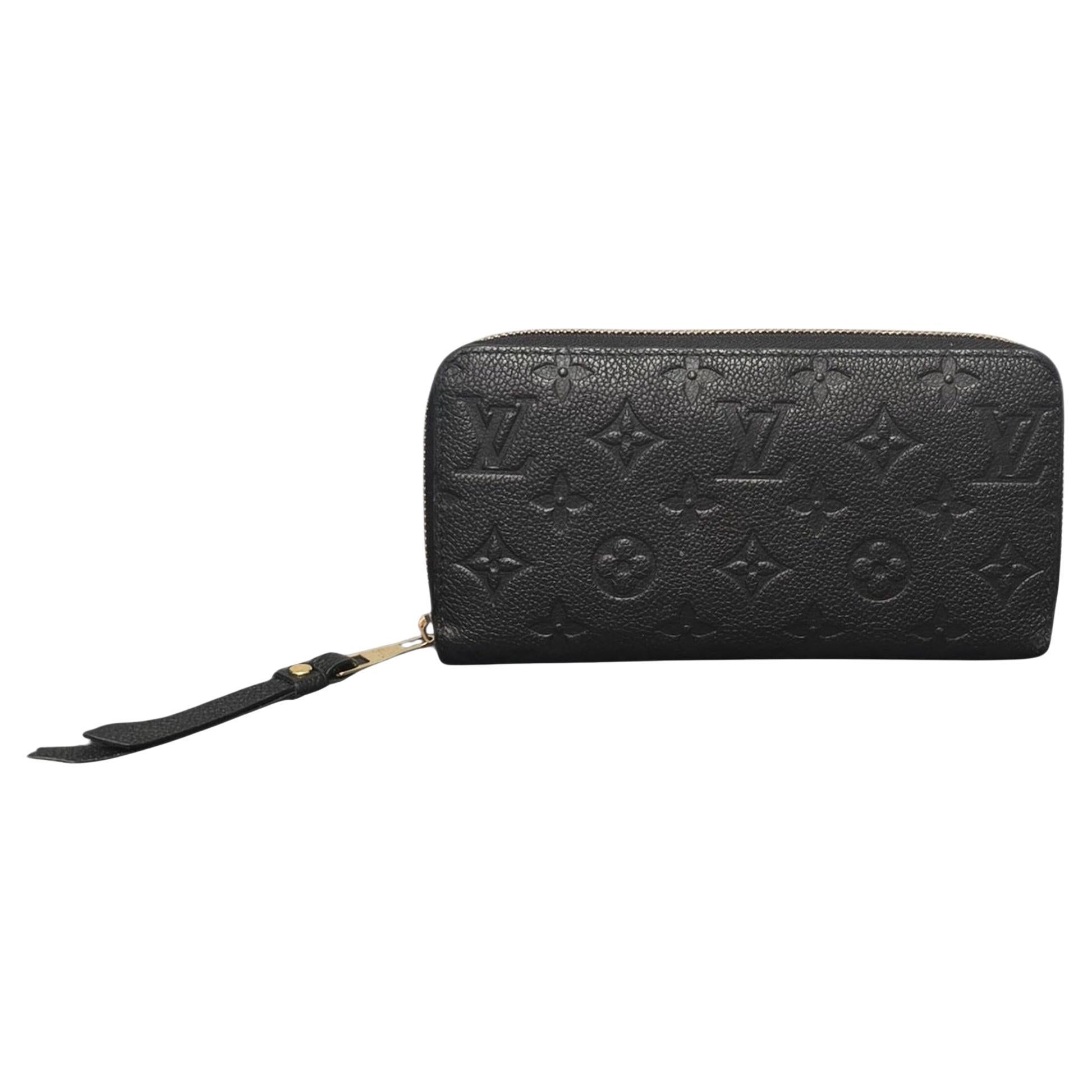Portafoglio Louis Vuitton Monogram Empreinte in pelle Zippy in vendita
