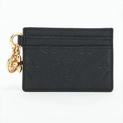 Louis Vuitton Monogram Empreinte LV Charms Card Holder