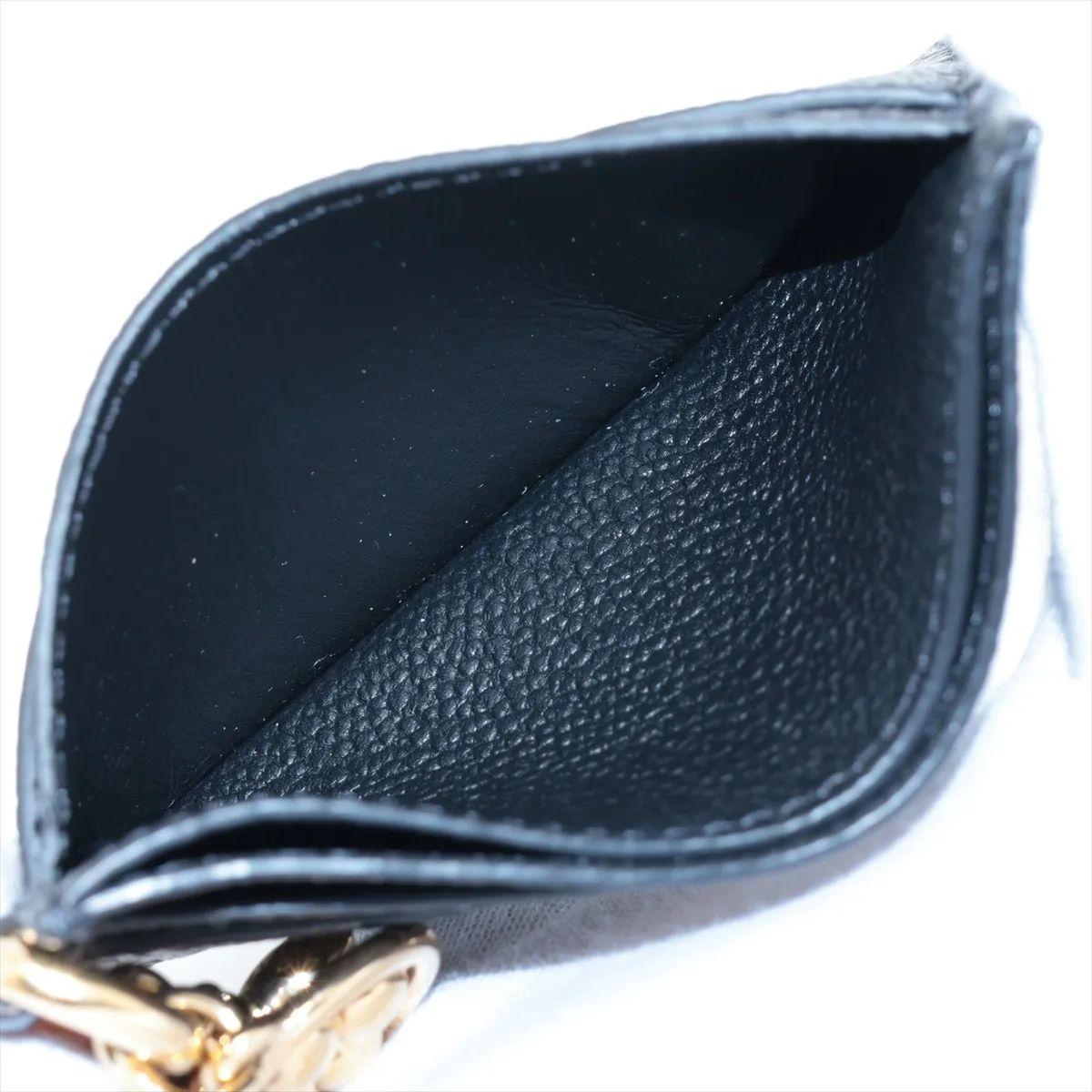 Donna Louis Vuitton Monogram Empreinte LV Portacarte con Charms in vendita
