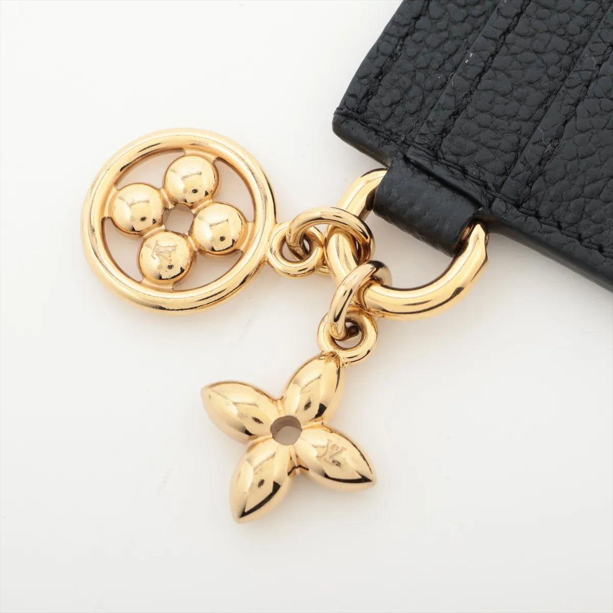 Louis Vuitton Monogram Empreinte LV Portacarte con Charms in vendita 4