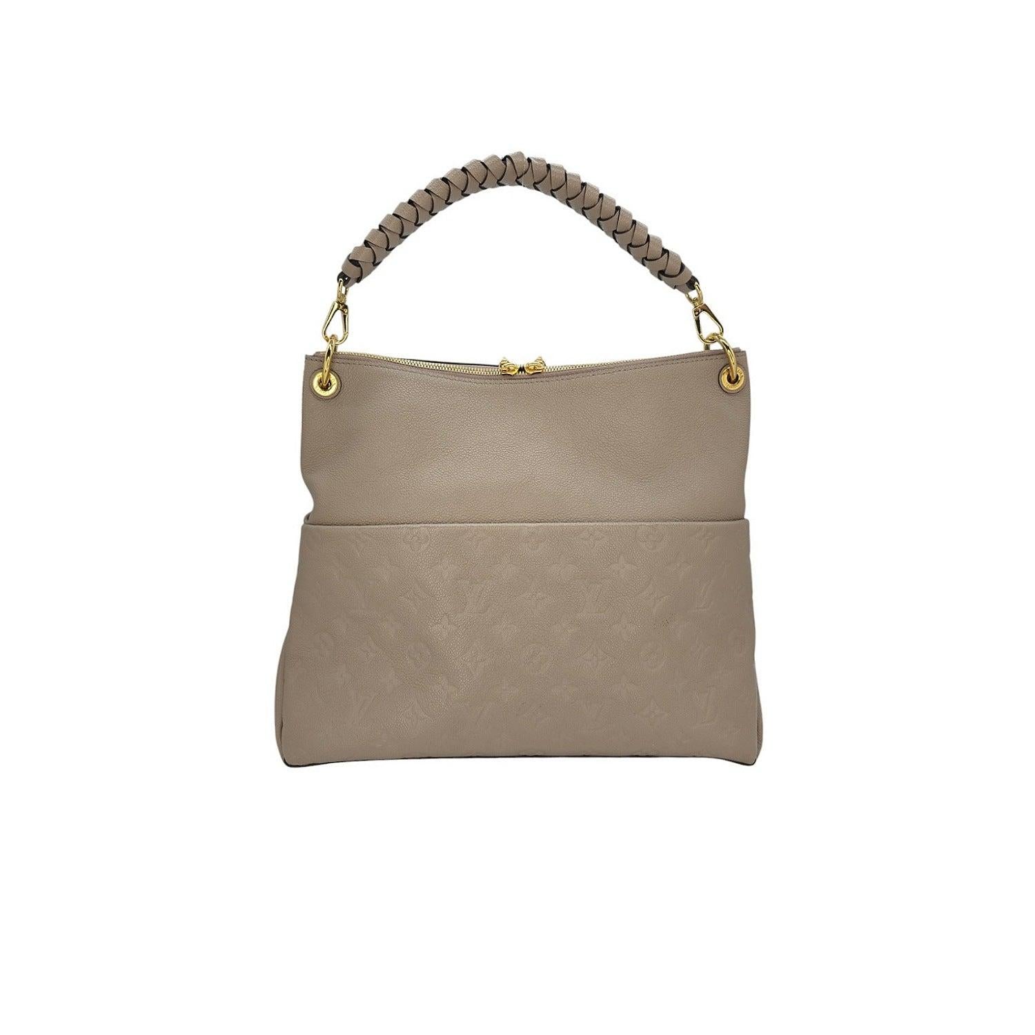 Brown Louis Vuitton Monogram Empreinte Maida Hobo