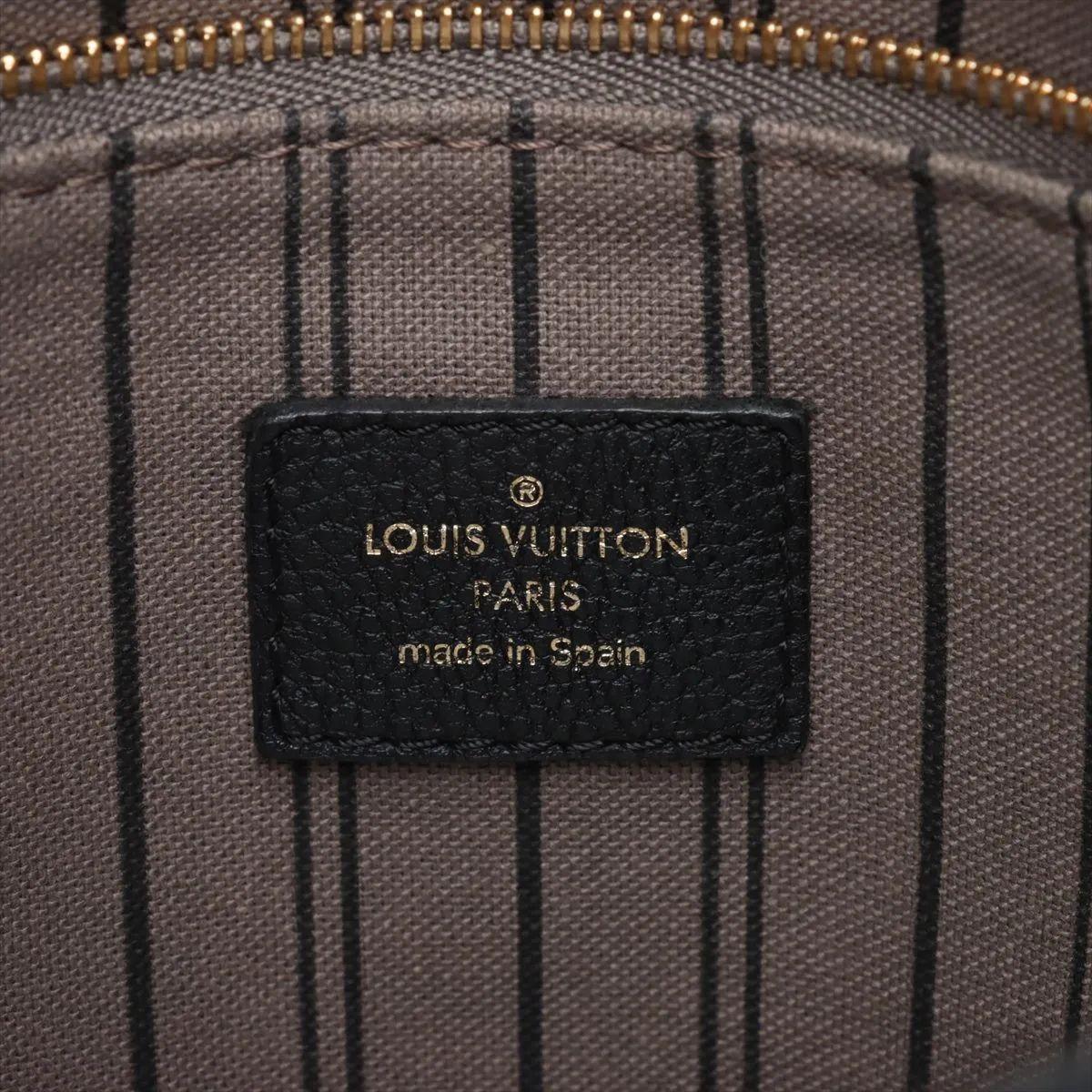 Louis Vuitton Monogram Empreinte Métis Hobo Bag Black For Sale 10