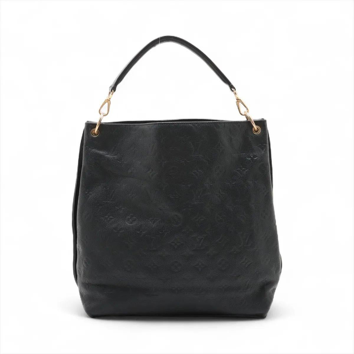 Louis Vuitton Monogram Empreinte Métis Hobo Bag Black In Good Condition For Sale In Humacao, PR