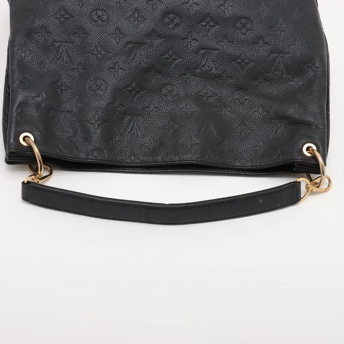 Louis Vuitton Monogram Empreinte Métis Hobo Bag Black For Sale 2