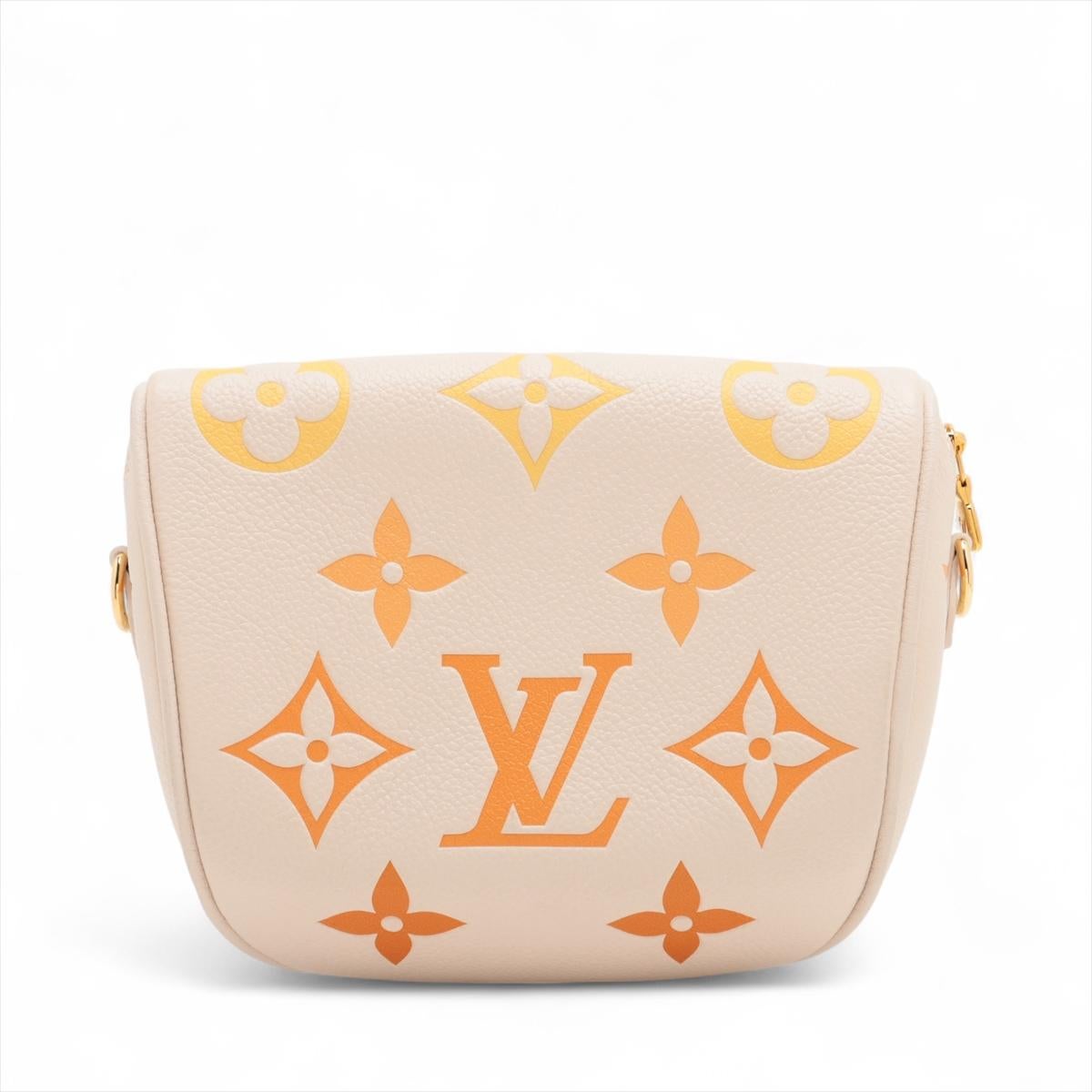 Louis Vuitton Monogram Empreinte Mini Bumbag Cream In Good Condition For Sale In Humacao, PR