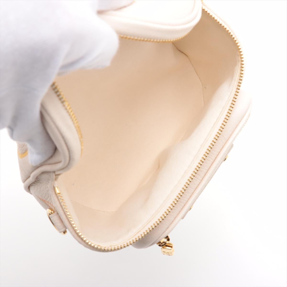 Louis Vuitton Monogram Empreinte Mini Bumbag Cream For Sale 3