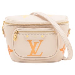 Louis Vuitton Monogram Empreinte Mini Bumbag Cream