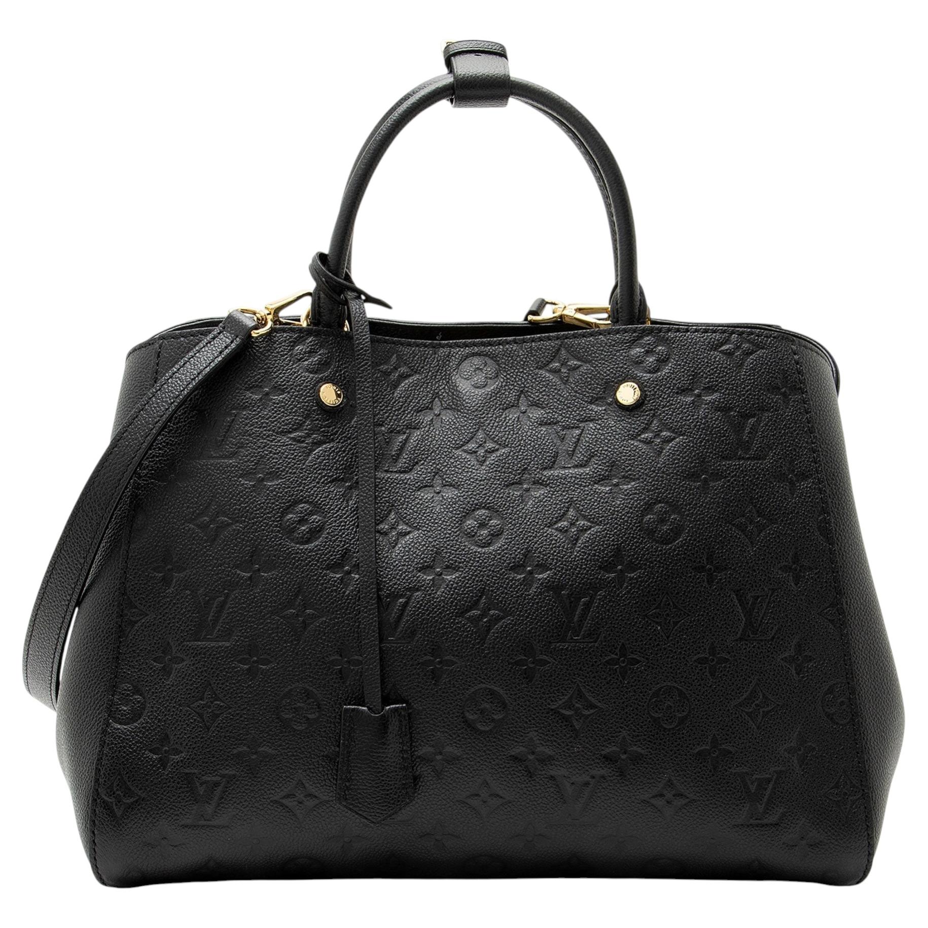 Louis Vuitton Monogram Empreinte Montaigne GM Satchel