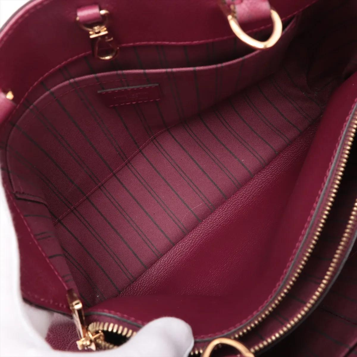 *Louis Vuitton Monogram Empreinte Montaigne MM Lila im Angebot 6