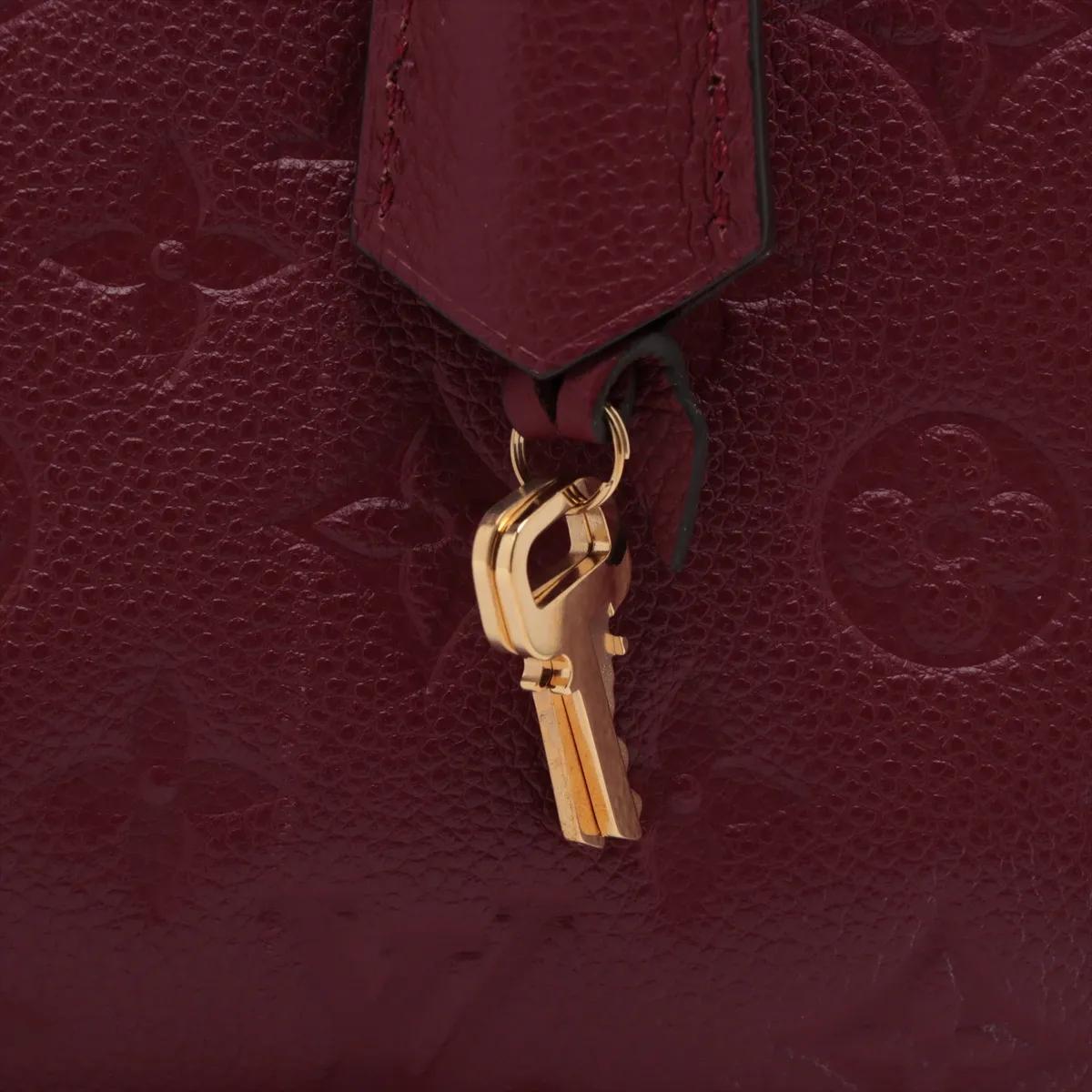 *Louis Vuitton Monogram Empreinte Montaigne MM Lila im Angebot 9