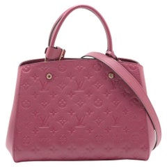 *Louis Vuitton Monogram Empreinte Montaigne MM Purple