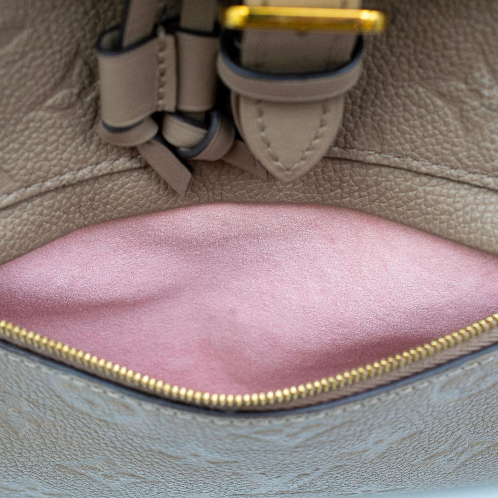 Louis Vuitton Monogram Empreinte Montsouris PM M45410 Ladies Leather Backpack For Sale 6