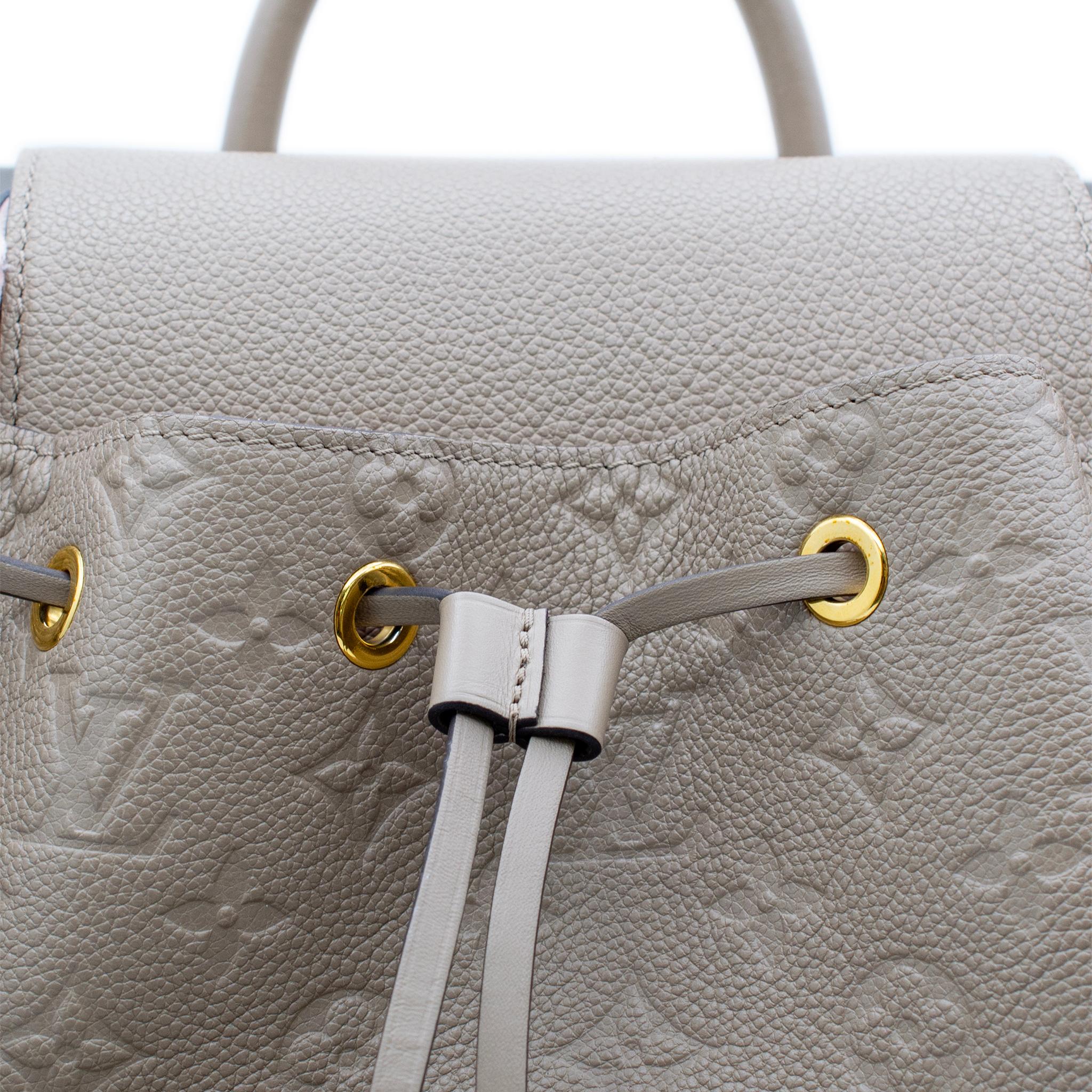Louis Vuitton Monogram Empreinte Montsouris PM M45410 Ladies Leather Backpack For Sale 7