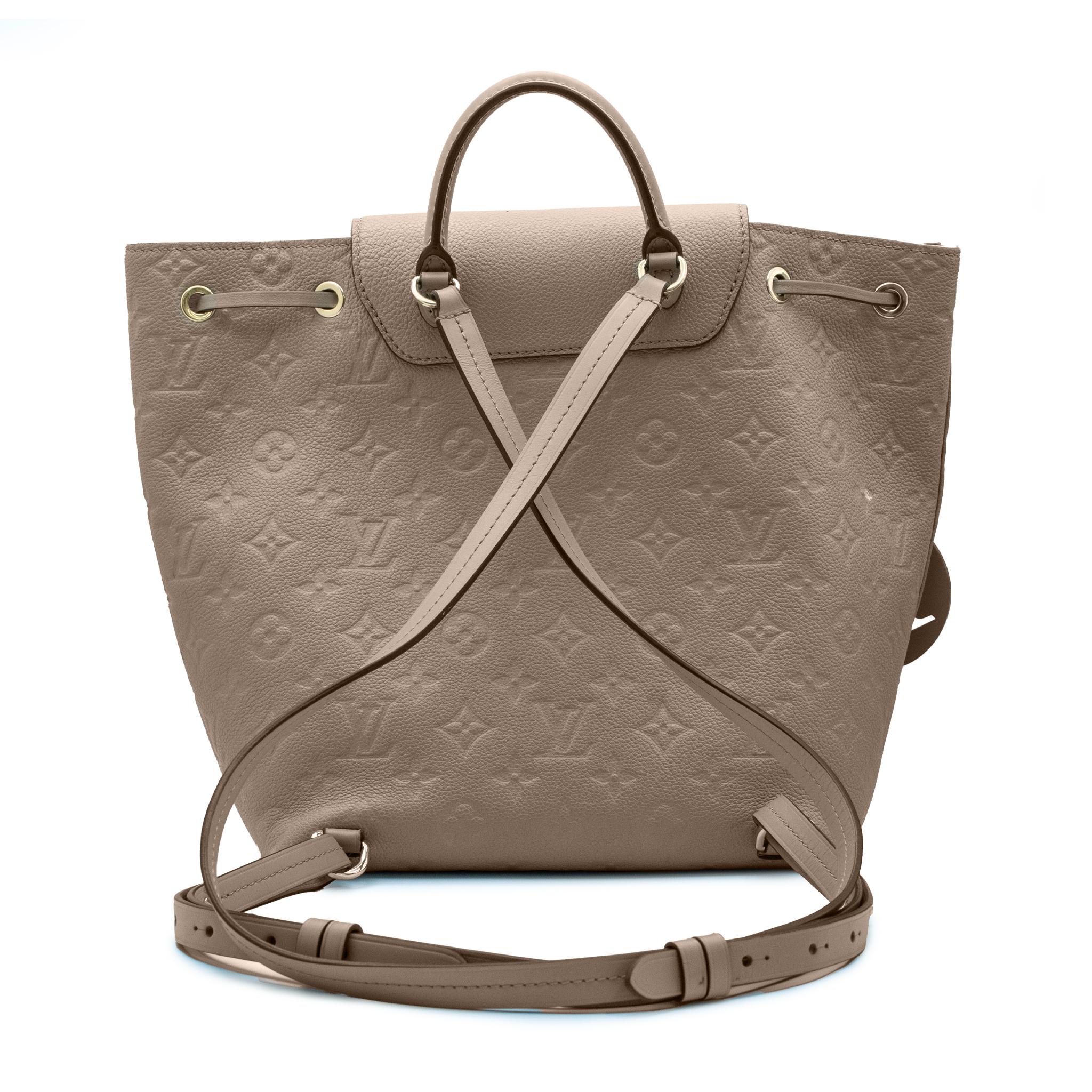 Louis Vuitton Monogram Empreinte Montsouris PM M45410 Ladies Leather Backpack For Sale 9