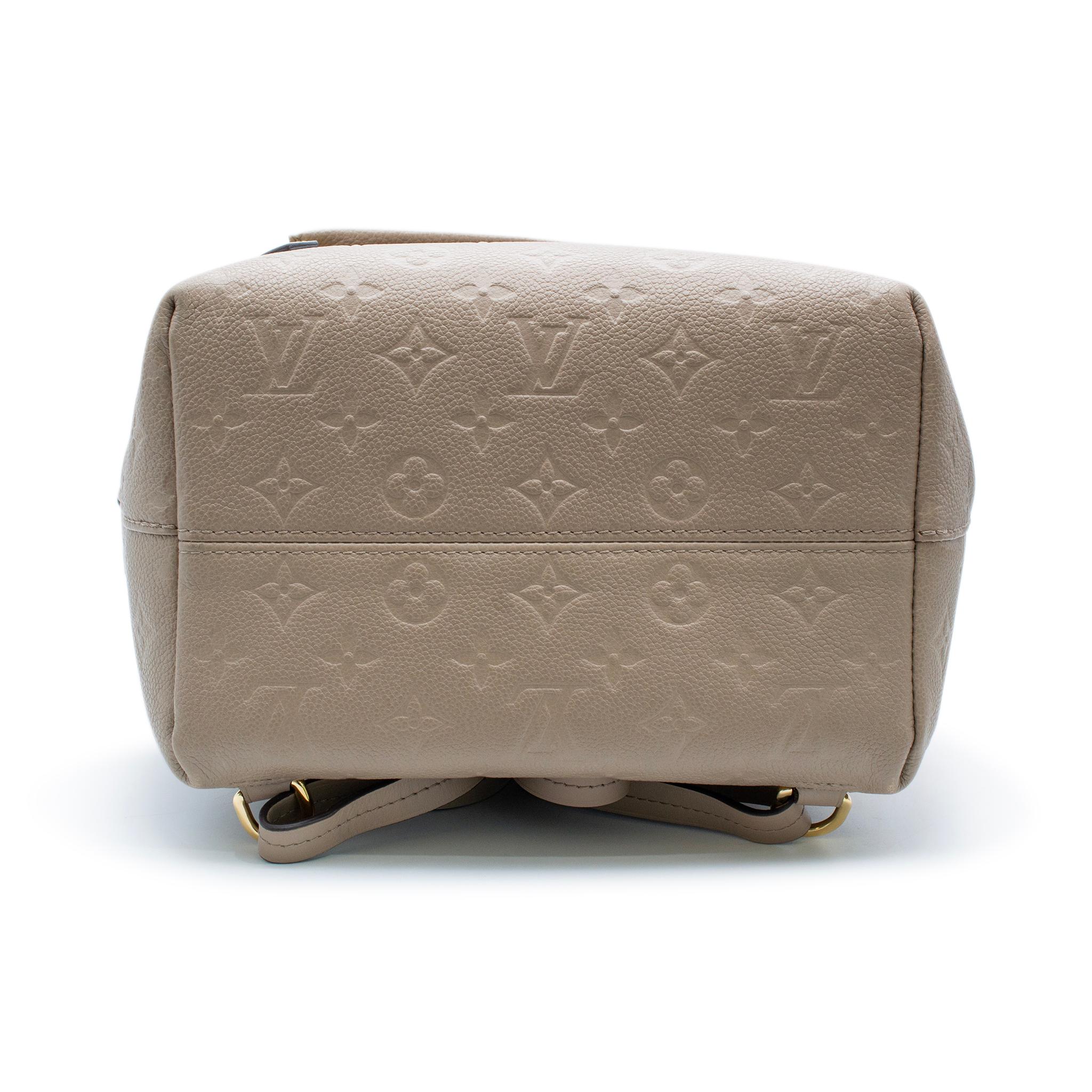 Louis Vuitton Monogram Empreinte Montsouris PM M45410 Ladies Leather Backpack For Sale 2
