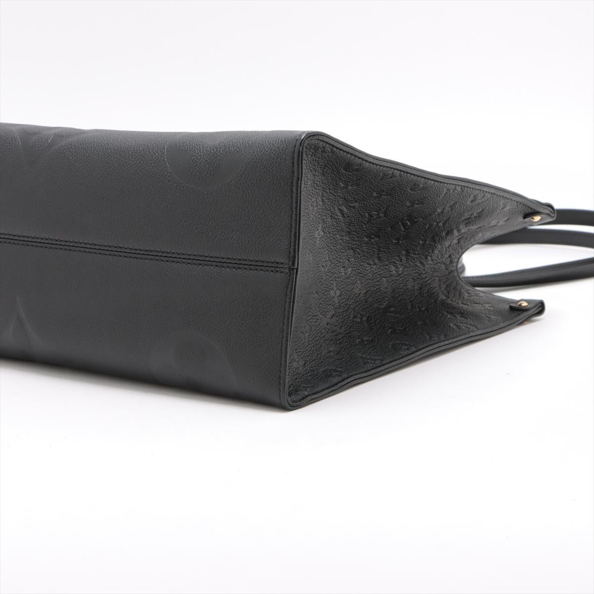 Women's Louis Vuitton Monogram Empreinte On the Go GM Black