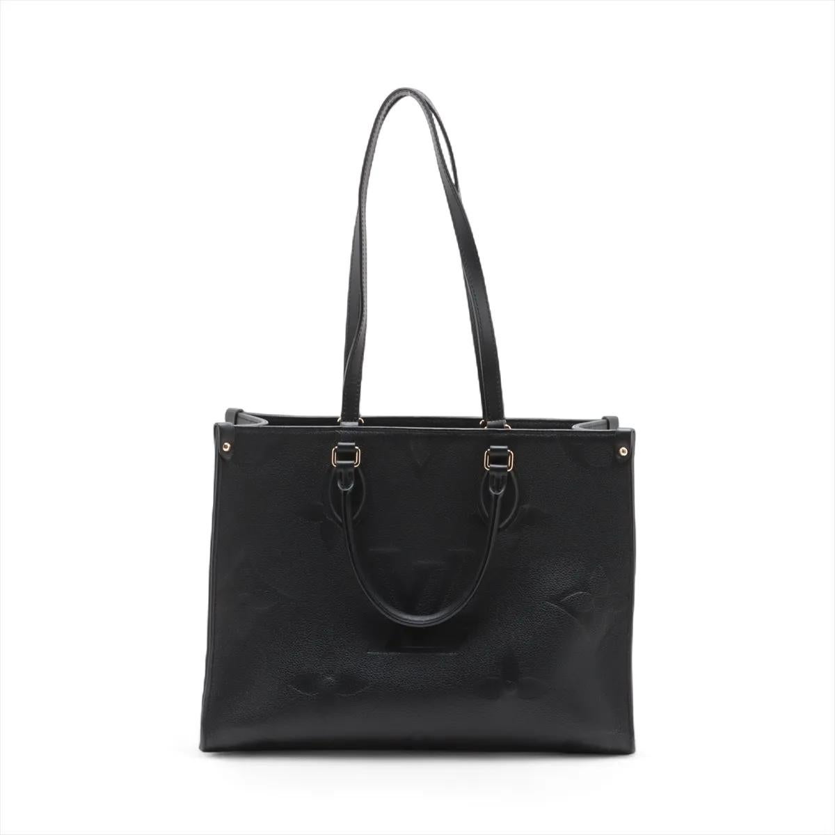 Louis Vuitton Monogram Empreinte On the Go MM (Schwarz) im Angebot