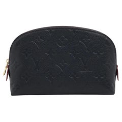 Louis Vuitton Monogram Empreinte Pochette Cosmetiqe Marine Rouge