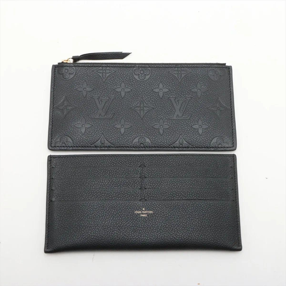 Louis Vuitton Monograma Empreinte Pochette Felicie Negro en venta 8