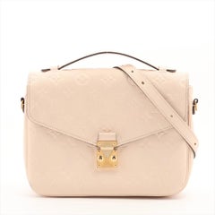 Louis Vuitton Monogram Empreinte Pochette Métis Beige