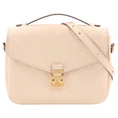 Louis Vuitton Monogram Empreinte Pochette Métis Beige