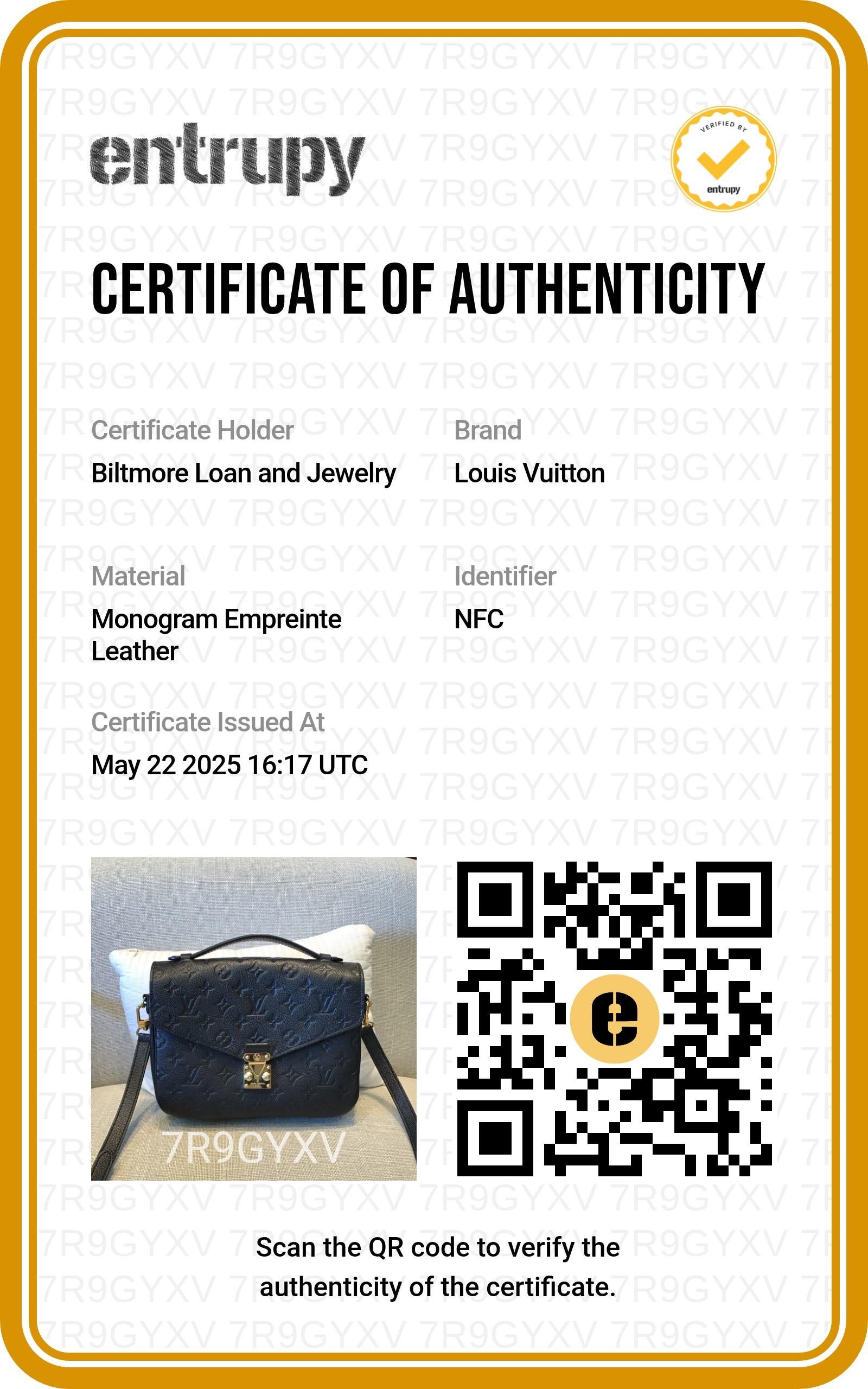Louis Vuitton Monogram Empreinte Pochette Metis Crossbody Handbag 5