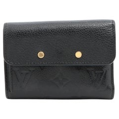 Louis Vuitton Empreinte Pont Neuf Dreifach-Brieftasche mit Monogramm, schwarz