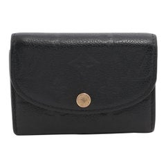Louis Vuitton Monogram Empreinte Rosary Coin Purse Noir