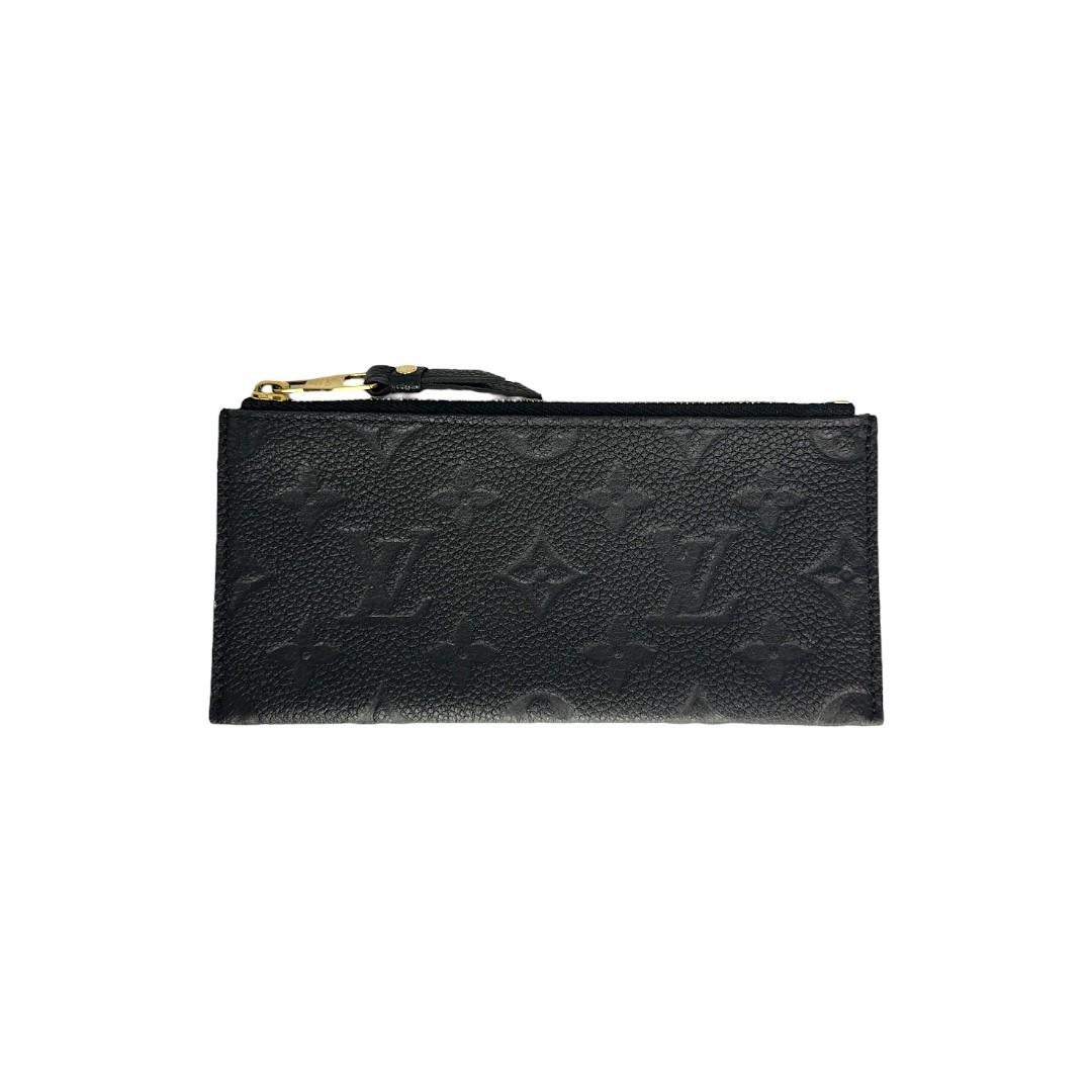Louis Vuitton Monogram Empreinte Sarah Wallet Black 2