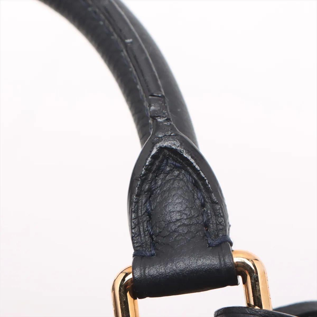 Louis Vuitton Monogram Empreinte Speedy 25 Black For Sale 12