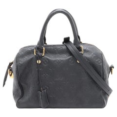 Louis Vuitton Monogram Empreinte Speedy 25 Nero