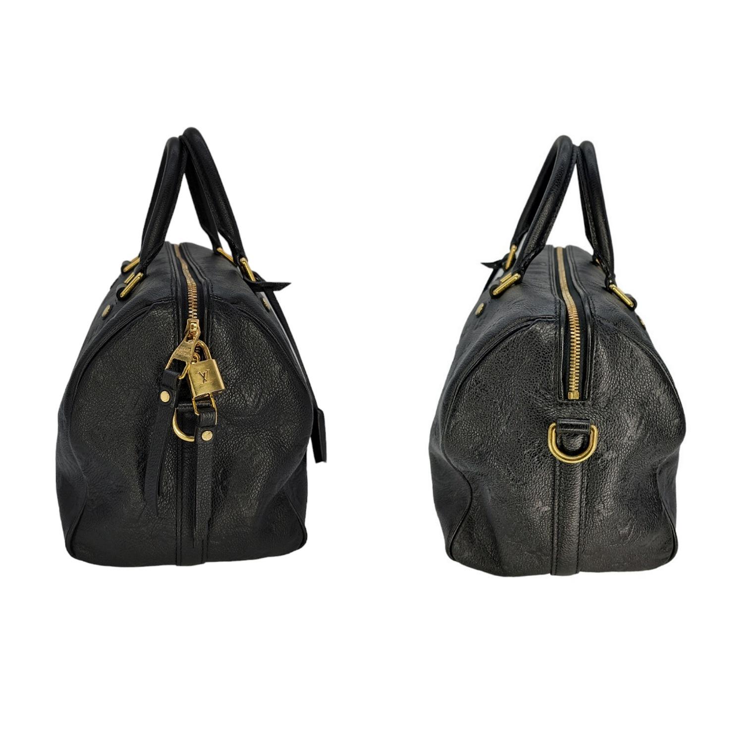 Women's or Men's Louis Vuitton Monogram Empreinte Speedy Bandouliere 30 Bag