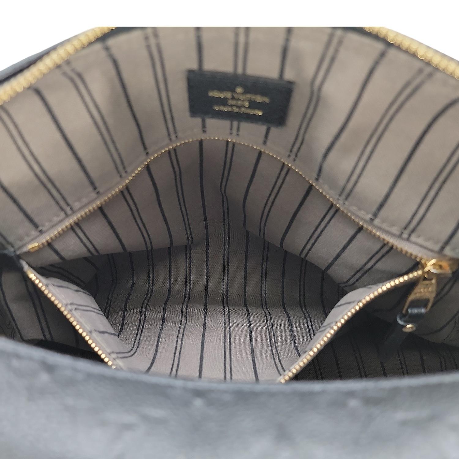 Louis Vuitton Monogram Empreinte Speedy Bandouliere 30 Bag For Sale 3