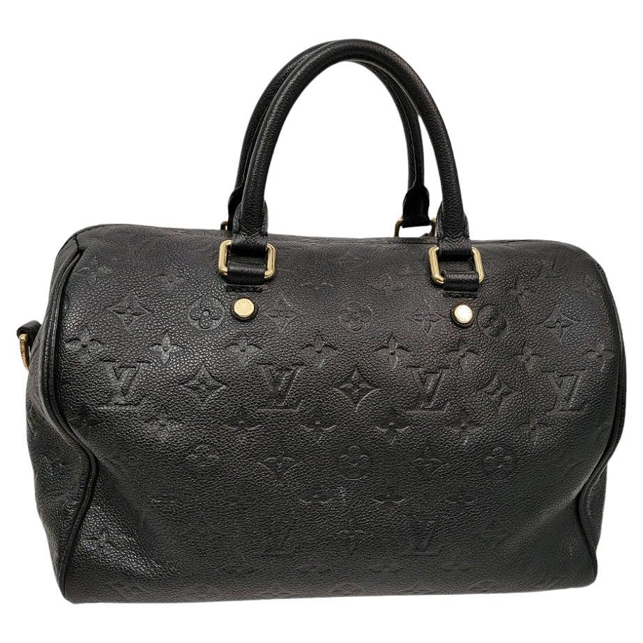 Louis Vuitton Monogram Empreinte Speedy Bandouliere 30 Bag For Sale