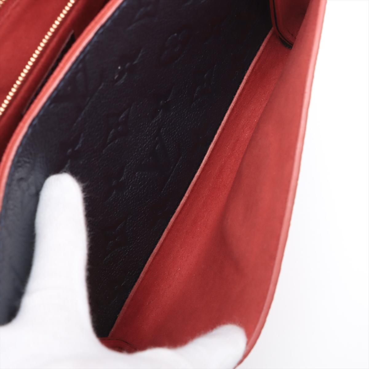 Louis Vuitton Monogram Empreinte Vavin PM Marine Rouge * PREORDER * im Angebot 6