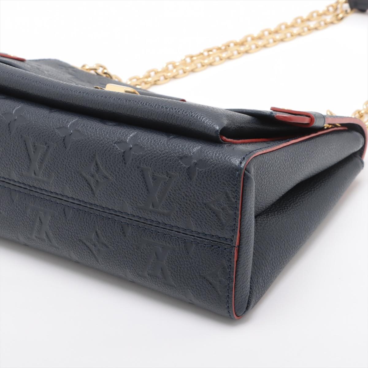 Louis Vuitton Monogram Empreinte Vavin PM Marine Rouge * PREORDER * Damen im Angebot