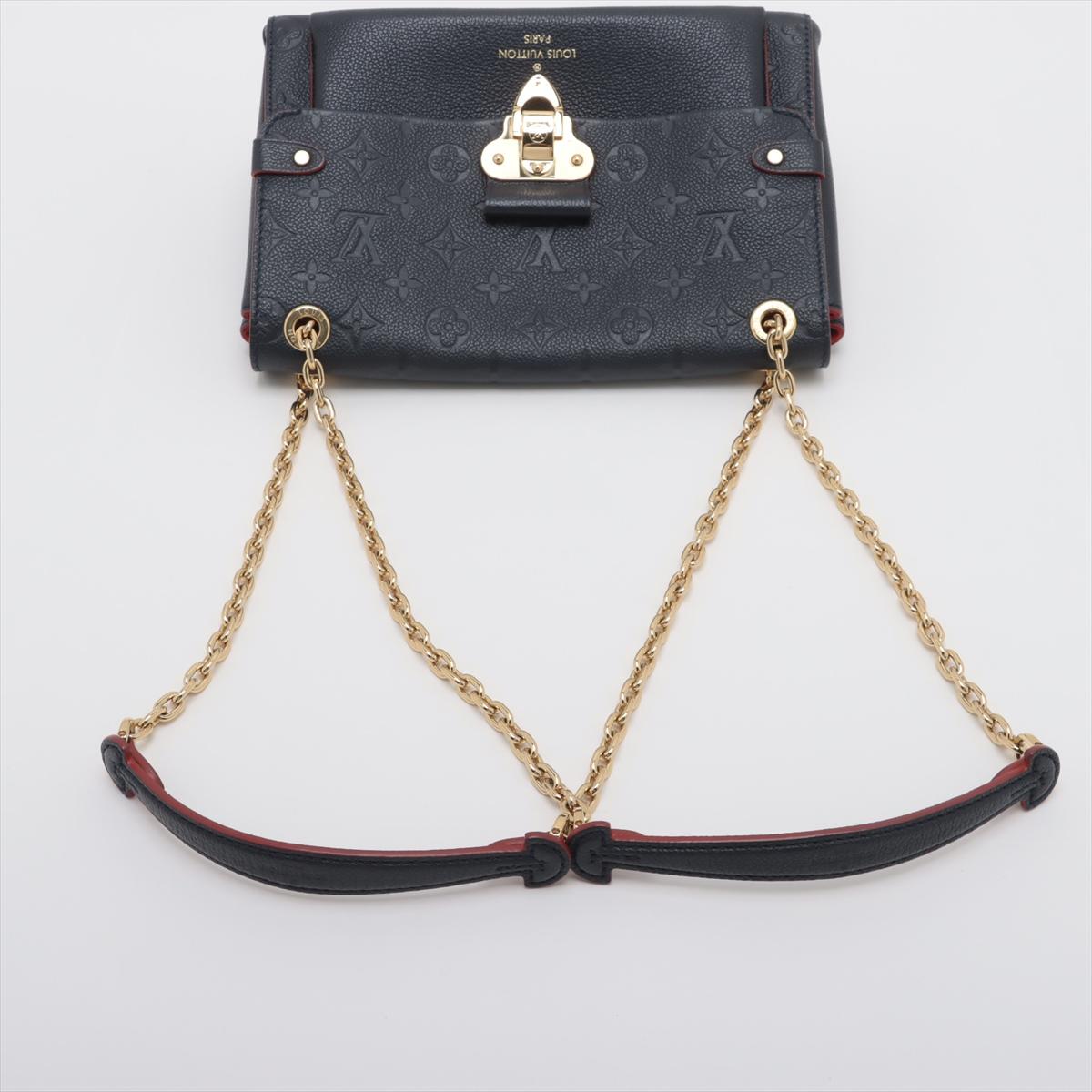 Louis Vuitton Monogram Empreinte Vavin PM Marine Rouge * PREORDER * im Angebot 2