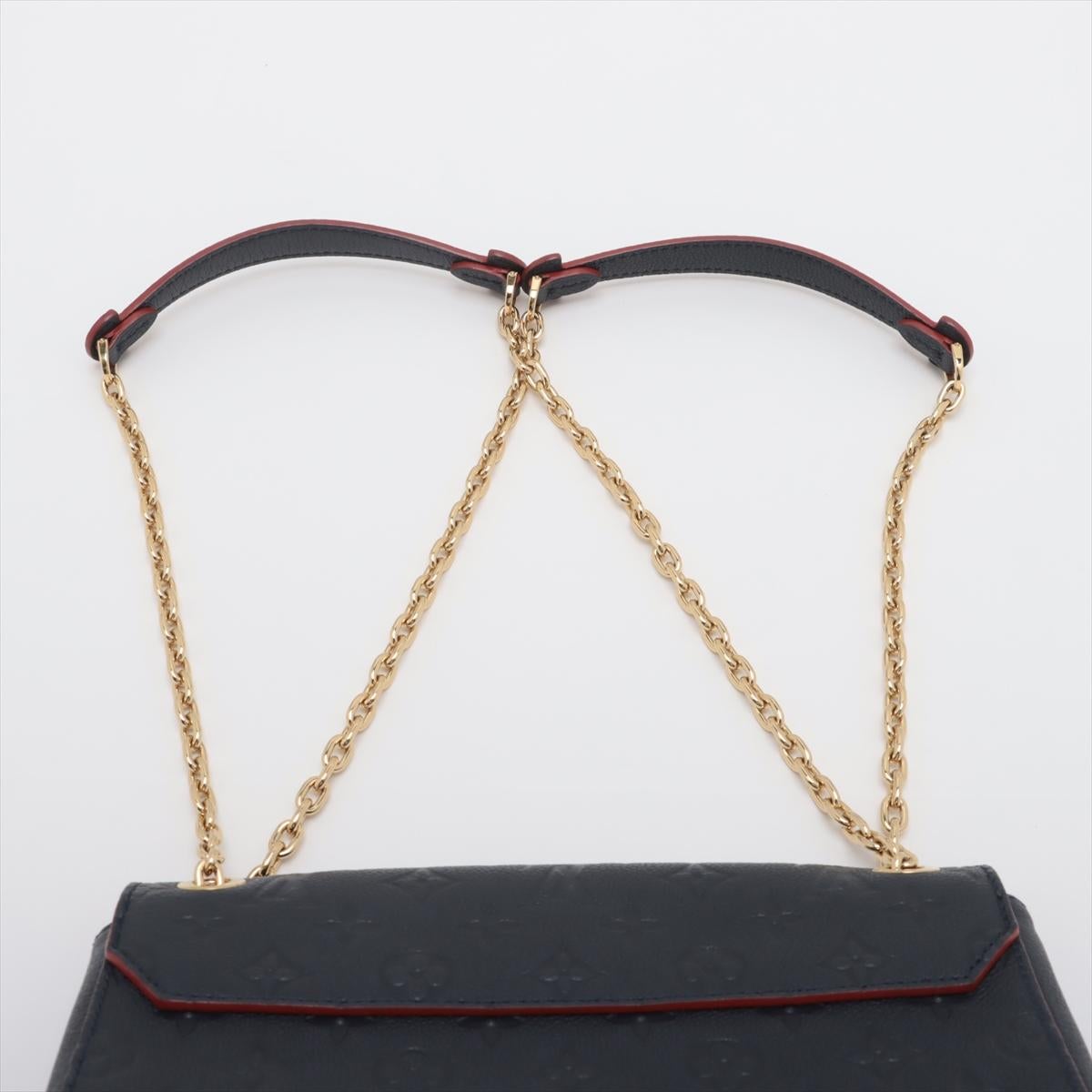 Louis Vuitton Monogram Empreinte Vavin PM Marine Rouge * PREORDER * im Angebot 3