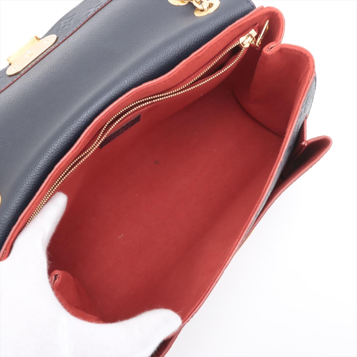 Louis Vuitton Monogram Empreinte Vavin PM Marine Rouge * PREORDER * im Angebot 4