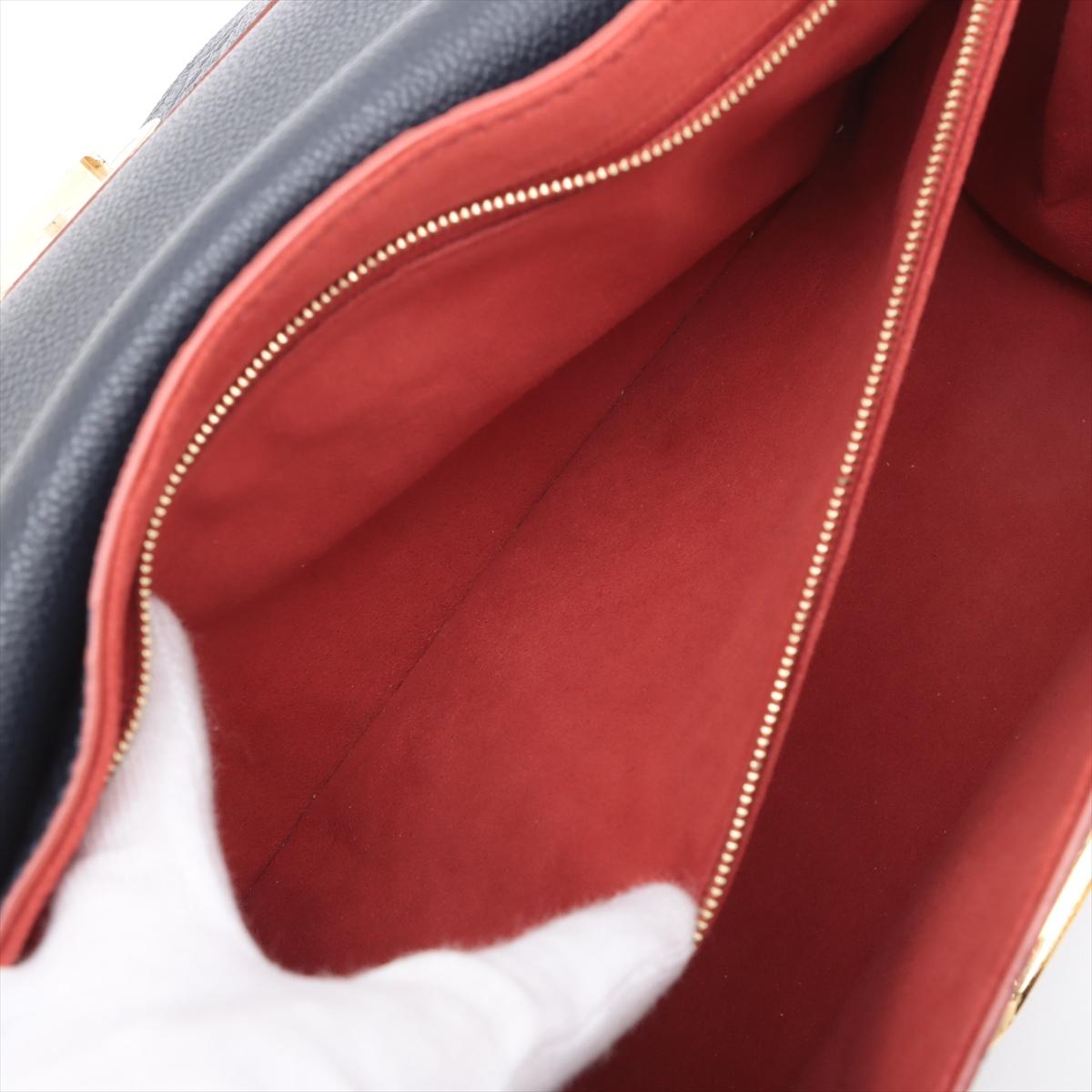 Louis Vuitton Monogram Empreinte Vavin PM Marine Rouge * PREORDER * im Angebot 5