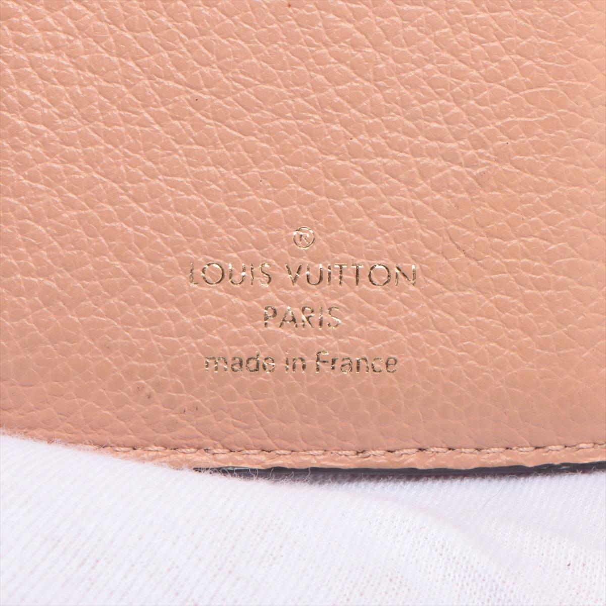 Louis Vuitton Monogram Empreinte Zoé Wallet Pink Beige For Sale 5