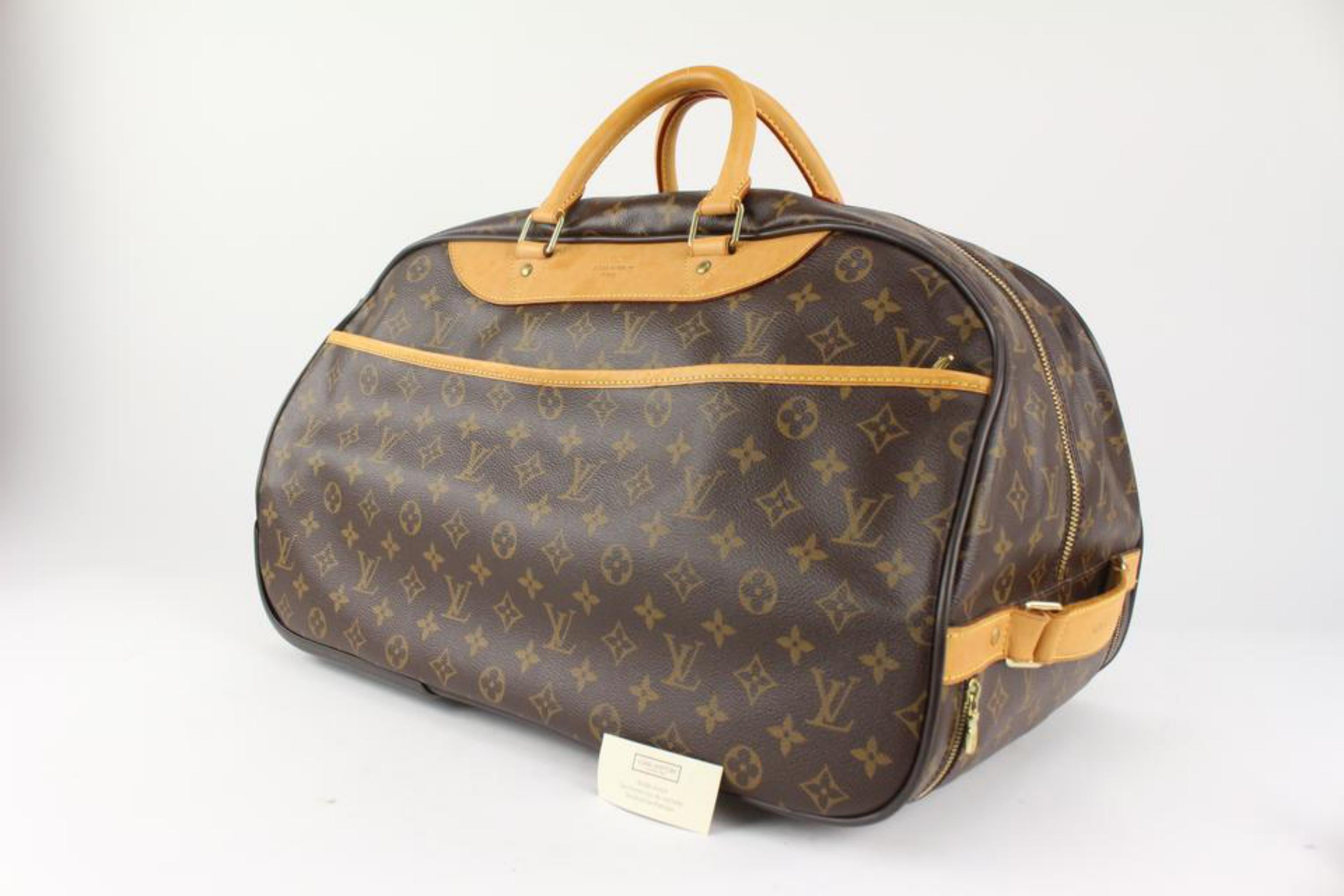 Louis Vuitton Monogram Eole 50 Rolling Luggage Convertible Duffle 128lv38 4