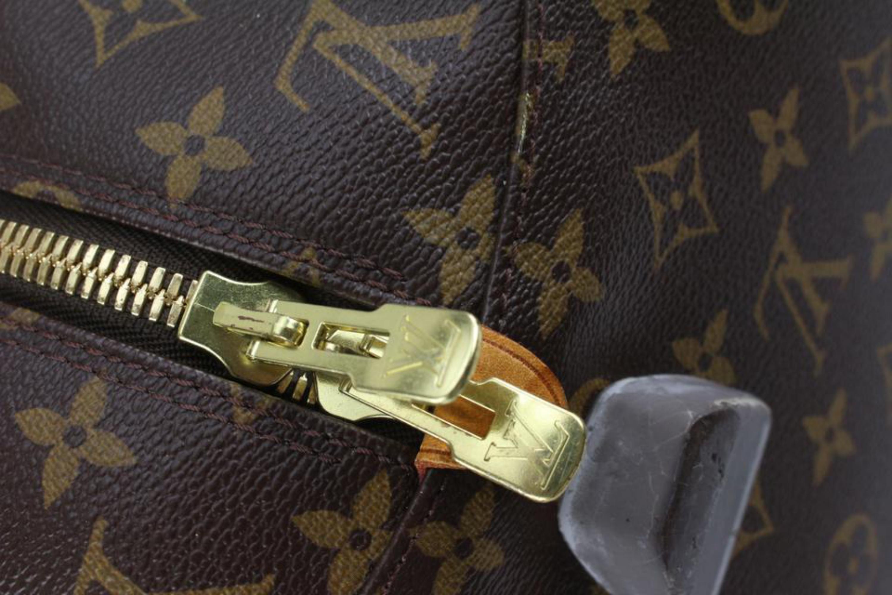 Louis Vuitton Monogram Eole 50 Rolling Luggage Convertible Duffle 128lv38 In Good Condition In Dix hills, NY
